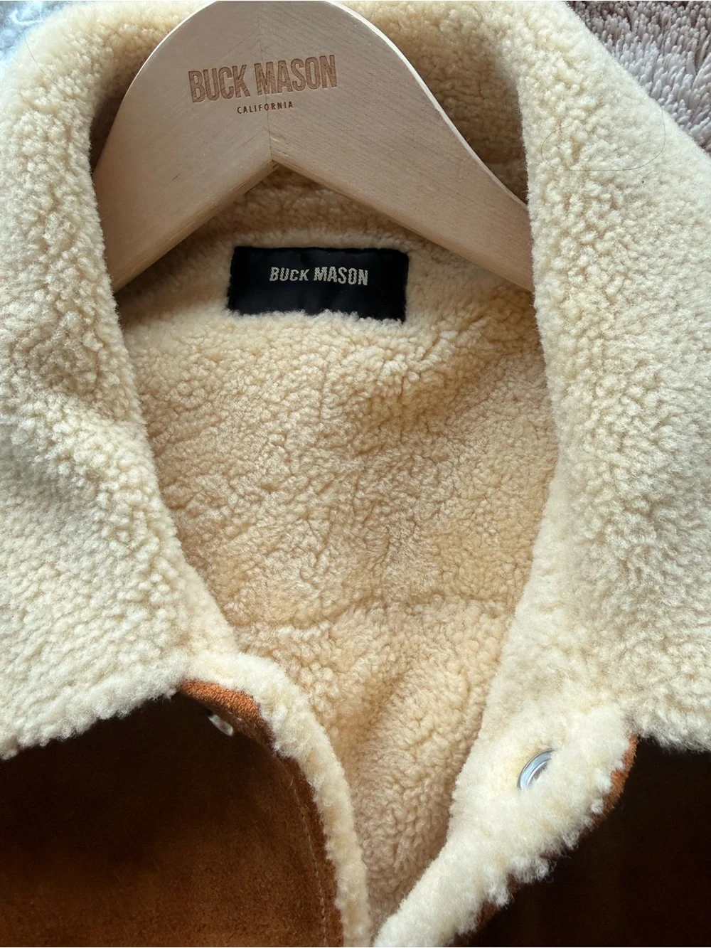 Buck Mason suede field